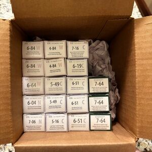 18 BRAND NEW TUBES OF Schwarzkopf professional hair color. 15 tbh 3 ESSENSITY